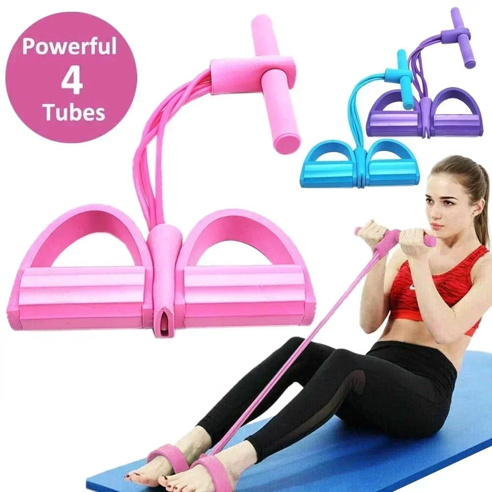Yoga Fitness Resistance Band - 4/6 Level Resistance Band Elastic Bands