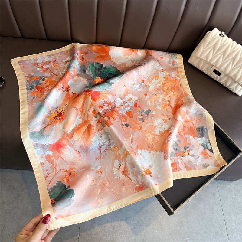 2026 New Floral Print Silk Squ - Waist Trainer Women 评论和价格