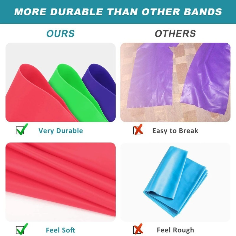 Natural Latex Resistance Bands - Yoga Fitness Resistance Band 评论和价格