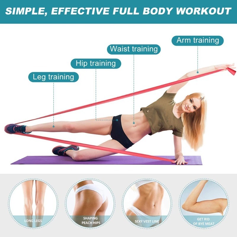 Natural Latex Resistance Bands - Yoga Fitness Resistance Band 评论和价格