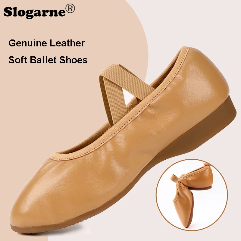Genuine Leather Soft Ballet Sh - Yoga Dance & Fitness Center Llc 评论和价格