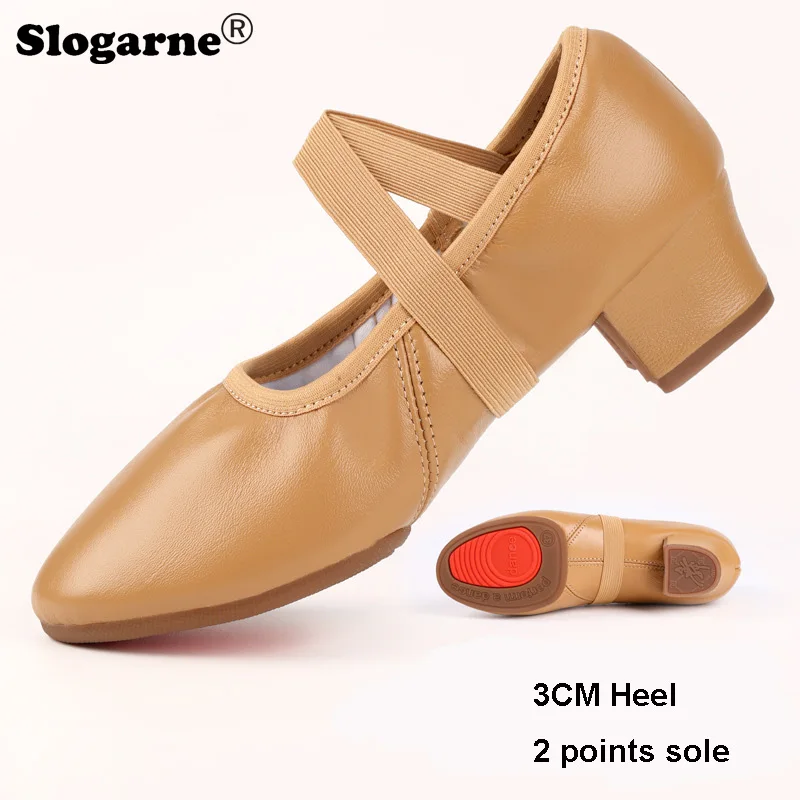 Genuine Leather Soft Ballet Sh - Yoga Dance & Fitness Center Llc 评论和价格