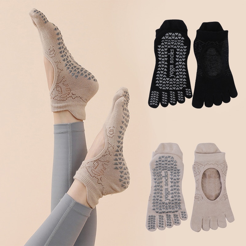 Women Yoga Toe Socks High Qual - Yoga Dance & Fitness Center Llc 评论和价格