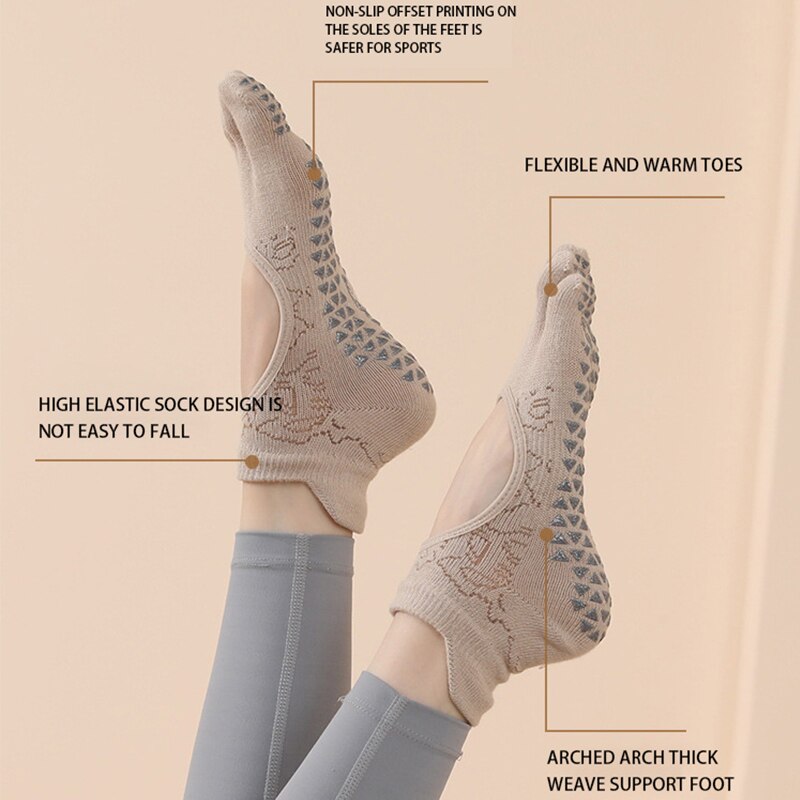 Women Yoga Toe Socks High Qual - Yoga Dance & Fitness Center Llc 评论和价格