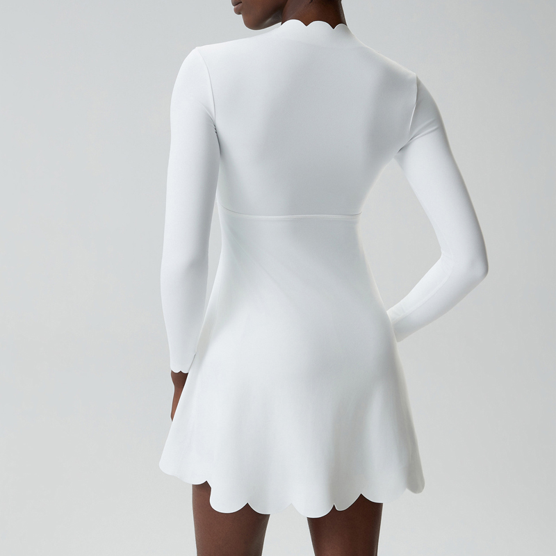 Women Yoga Tennis Skirt Solid  - Yoga Fitness Dress 评论和价格