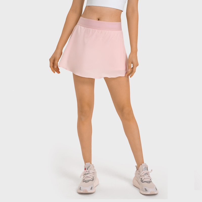 Women 2 In 1 Sport Tennis Skir - Yoga Fitness Dress 评论和价格