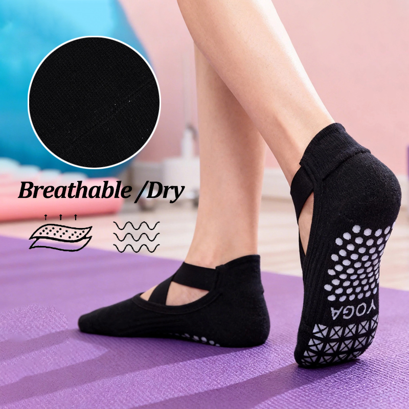 Women Non-Slip Yoga Socks Sili - Yoga Dance & Fitness Center Llc 评论和价格