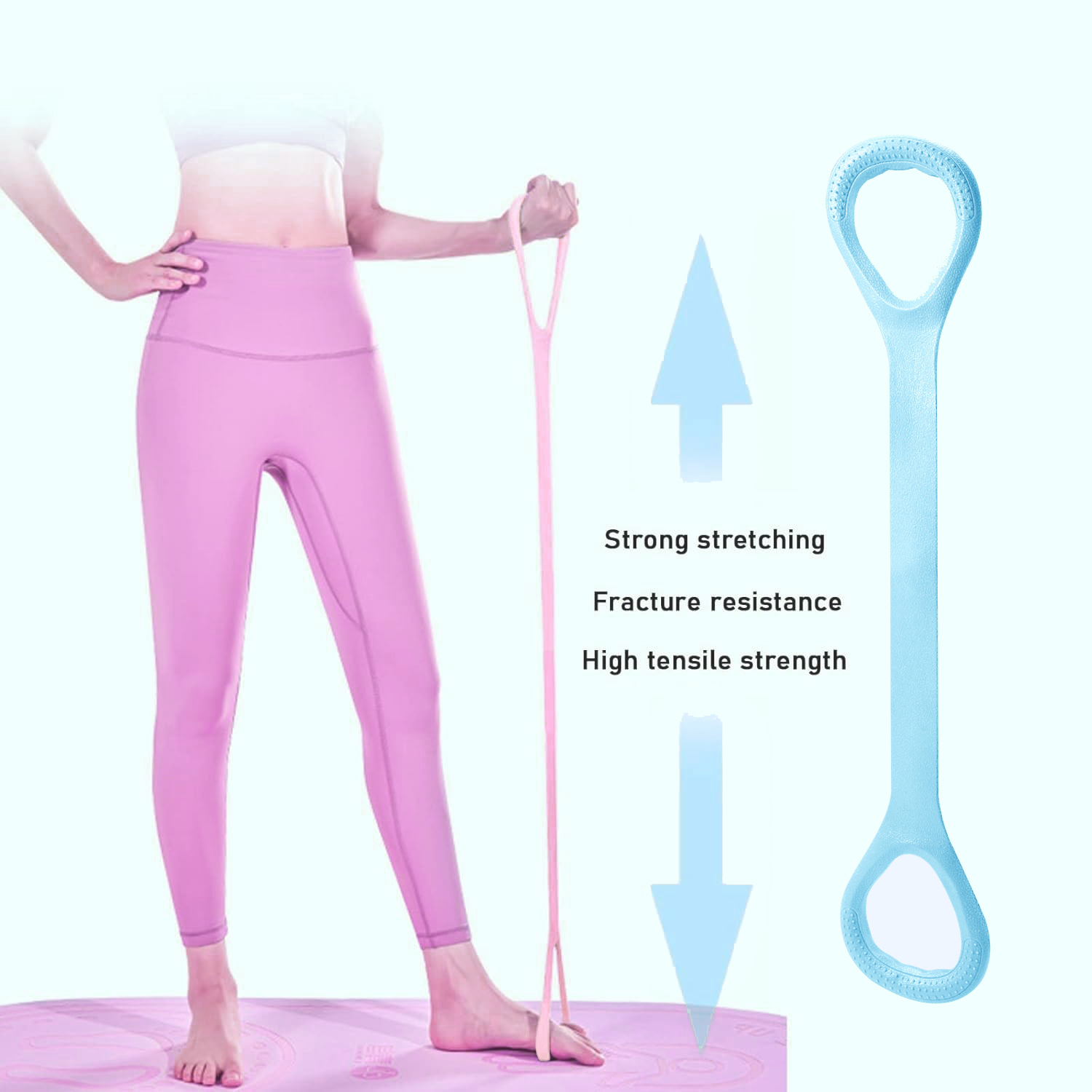 8 Fitness Resistance Band for  - Yoga Fitness Resistance Band 评论和价格