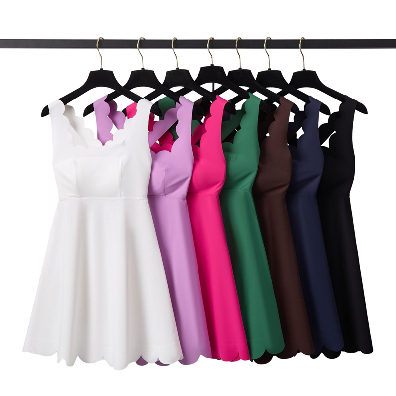 Women Tennis Yoga Dress Solid  - Yoga Fitness Dress 评论和价格