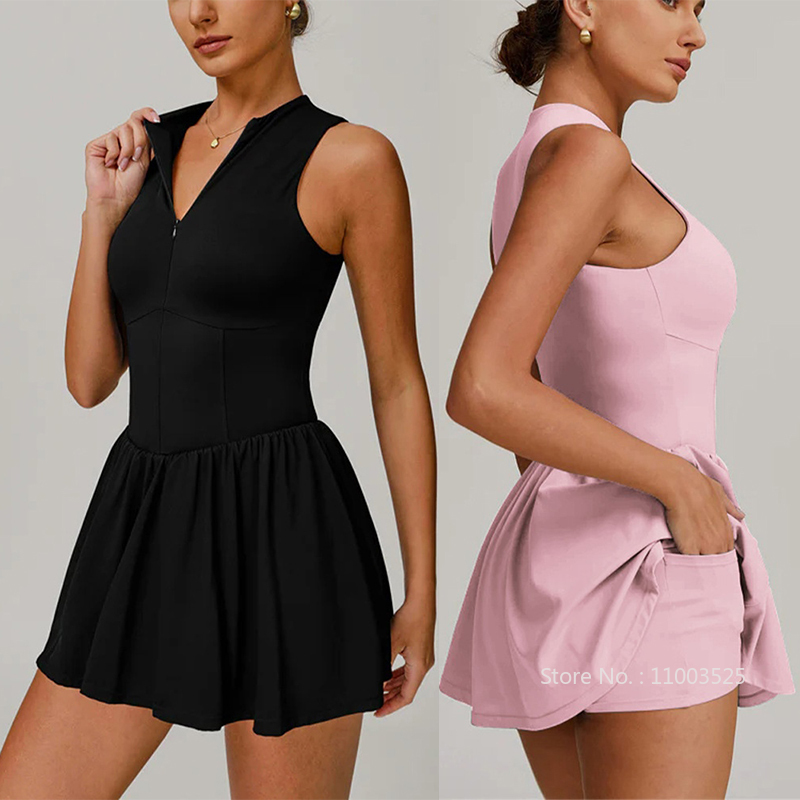Women Golf Badminton Tennis Dr - Yoga Fitness Dress 评论和价格