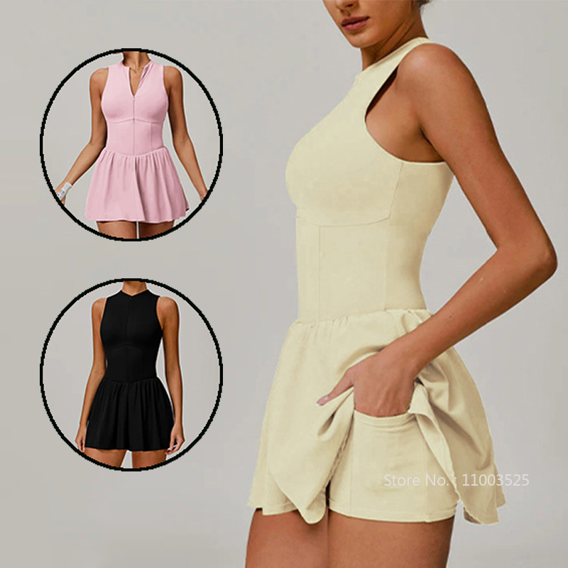 Women Golf Badminton Tennis Dr - Yoga Fitness Dress 评论和价格