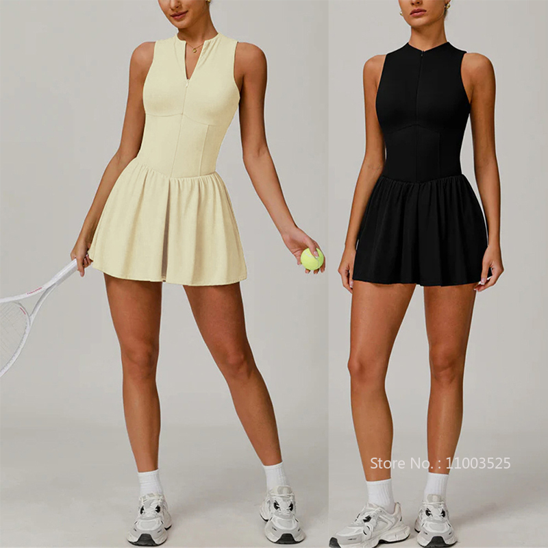 Women Golf Badminton Tennis Dr - Yoga Fitness Dress 评论和价格