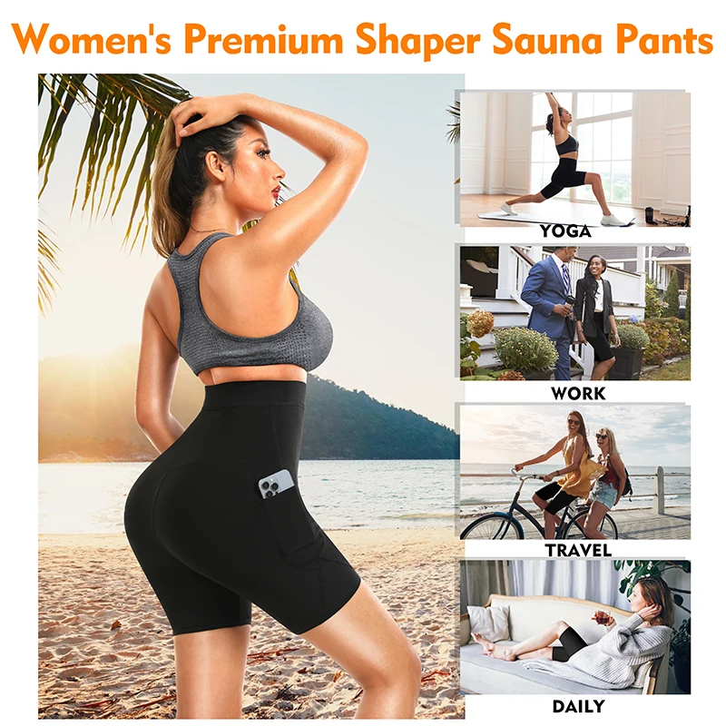 Sweat Sauna Pants Body Shaper  - Waist Trainer Women 评论和价格