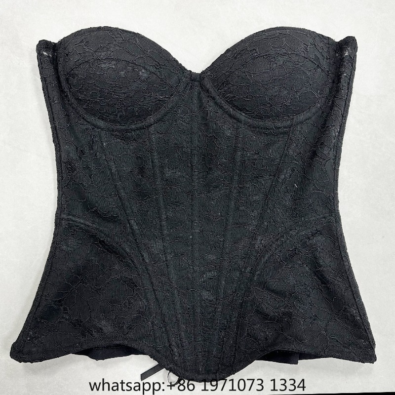 Women Lace Corset Bustier Over - Waist Trainer Women 评论和价格