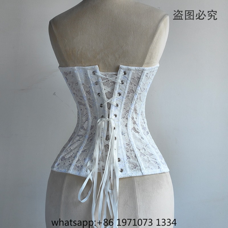 Women Lace Corset Bustier Over - Waist Trainer Women 评论和价格